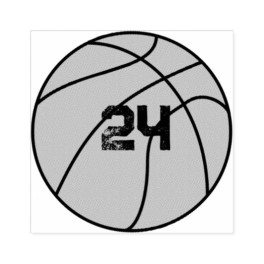 バスケッパーソナライズされたトル番号 ラバースタンプ (インプリント)