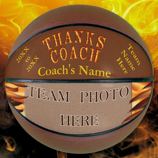 バスケッパーソナライズされたプ最高の・コーチ向けPHOTO Gift バスケットボール