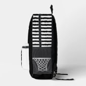 バスケッパーソナライズされたプ離れトレンディー学校 プリントバックパック (右)