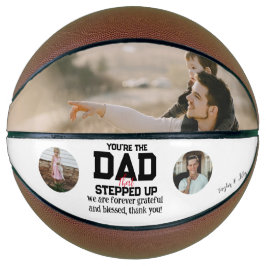 バスケッパーソナライズされた素朴トボール写真コラージュ バスケットボール