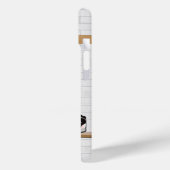 バスケッパーソナライズされた赤と白ットボールジャージー Case-Mate iPhoneケース (裏面 / 左)