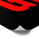 バスケッ与えプを決してやる気を起こさせるしない ポスター (角)