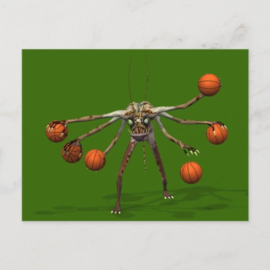 バスケッ最高のトドリブラー ポストカード (正面)