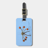 バスケッ最高のトドリブラー ラゲッジタグ (正面縦)