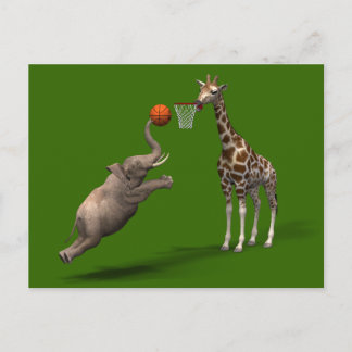 バスケッ最高のトルの得点選手 ポストカード