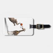 バスケッ最高のトルの得点選手 ラゲッジタグ (正面横)