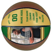 バスケッ最高のプ選手のためのギフト写真バスケットボール バスケットボール (正面)