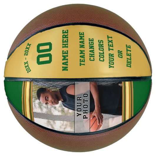 バスケッ最高のプ選手のためのギフト写真バスケットボール バスケットボール (正面)