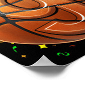 バスケッ生まれトル第9誕生日9女子ボーイキッドへ ポスター (角)