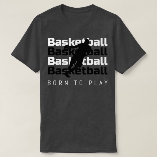 バスケッ生まれボー遊ル Tシャツ (デザイン正面)