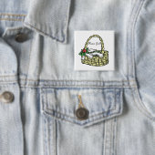 バスケッ結婚トフラワーガールピンボタンバッジギフト 缶バッジ (インサイチュ)