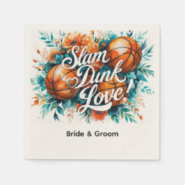バスケッ結婚トル スタンダードカクテルナプキン