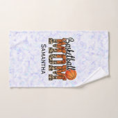 バスケッ誇りを持ったボールママ – コートサイドチャンピオン バスタオルセット (ハンドタオル)