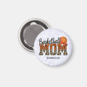 バスケッ誇りを持ったボールママ – コートサイドチャンピオン マグネット (正面/裏面)