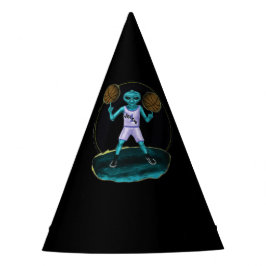 バスケッ遊トル宇宙エイリアン パーティーハット