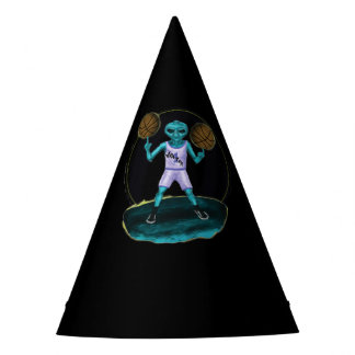 バスケッ遊トル宇宙エイリアン パーティーハット