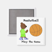 バスケッ遊トル マグネット (正面/裏面)