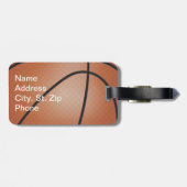 バスケッ間抜けトボール🏀キャラクター ラゲッジタグ (裏面横)