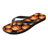 バスケドリブルバスケットボールスポーツギフトコレクション ビーチサンダル (アングル)