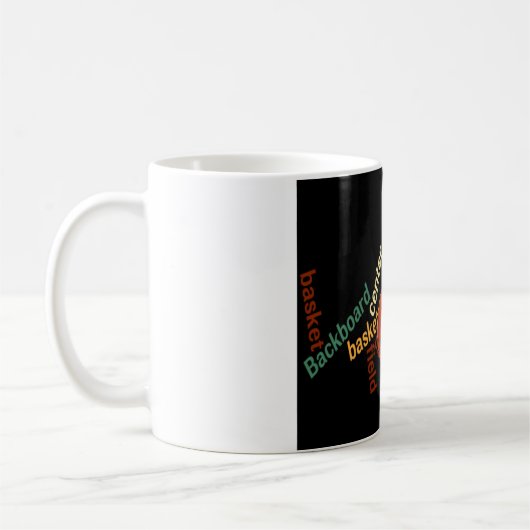 バスケバスケットボールスポーツファナティックス.jpg コーヒーマグカップ (左)