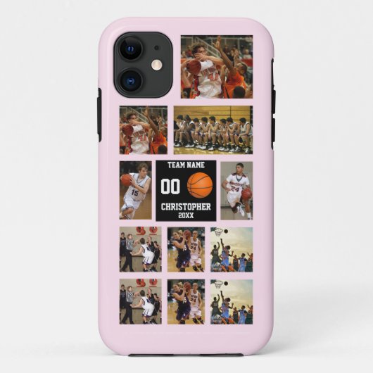 バスケパーソナライズされたットガール Case-Mate iPhoneケース (裏面)
