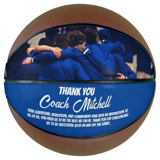 バスケパーソナライズされたットコーチインスピレーション バスケットボール (正面)