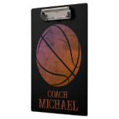 バスケパーソナライズされたットコーチ クリップボード (左)