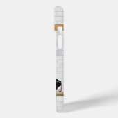 バスケパーソナライズされたットジャージーパープル |金ゴールド Case-Mate iPhoneケース (裏面 / 左)