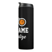 バスケパーソナライズされたットスポーツ熱タンブラーマグ タンブラー (回転右)