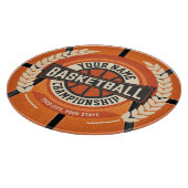 バスケパーソナライズされたットチームプレーカスタムヤーアスリート カッティングボード (角)