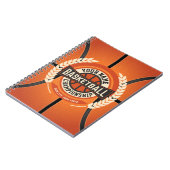 バスケパーソナライズされたットチームプレーカスタムヤーアスリート ノートブック (左側)