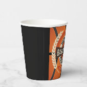 バスケパーソナライズされたットチームプレーカスタムヤーアスリート 紙コップ (右)