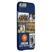 バスケパーソナライズされたットフォトコラージュ名チーム# Case-Mate iPhoneケース (裏面/右)