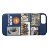 バスケパーソナライズされたットフォトコラージュ名チーム# Case-Mate iPhoneケース (裏面(横))