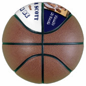 バスケパーソナライズされたットボールコーチの写真ありがとう バスケットボール (右)