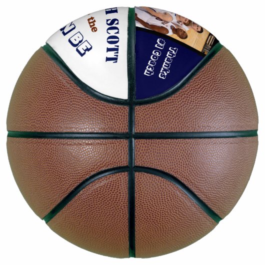 バスケパーソナライズされたットボールコーチの写真ありがとう バスケットボール (右)