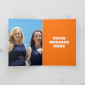 バスケパーソナライズされたットマママママザーズデイ写真 カード (内部)