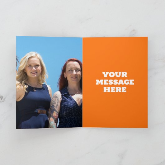 バスケパーソナライズされたットマママママザーズデイ写真 カード (内部)