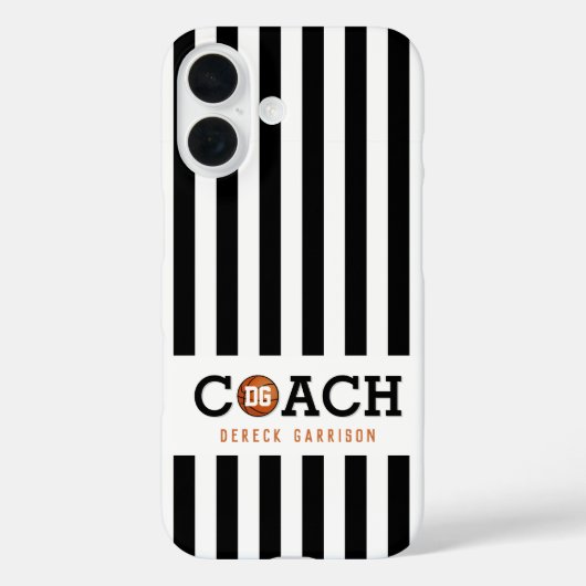 バスケボールコーチ | クールスポーツ用品 Case-Mate iPhoneケース (裏面)