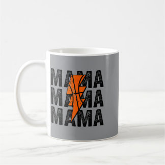 バスケママ 不良 ライトニング ボルト ママ コーヒーマグカップ