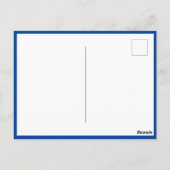 バスケモダンットスポーツ誕生日写真ありがとう ポストカード (裏面)