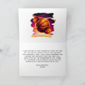 バスケモダンットボールサンキューコーチ サンキューカード (内部)