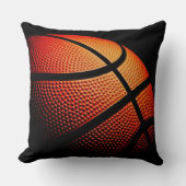 バスケモダンットボールスキンテクスチャパターン クッション (正面)