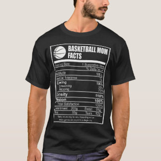 バスケーおもしろいル母の栄養ファクト親誇りを持った人 Tシャツ