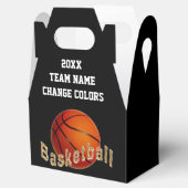 バスケーパーソナライズされたルの好意、ボックス、任意の色 フェイバーボックス (オープン)