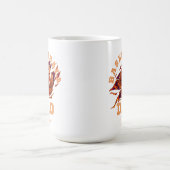 バスケーパーソナライズされたルパパの父の日に名前 コーヒーマグカップ (中央)