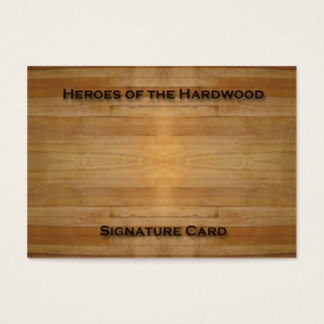 バスケー空白のルのサイン用カード！