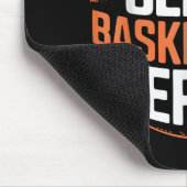 バスケ三昧 Eat Sleep Basketball Repeat  マウスパッド (コーナー)