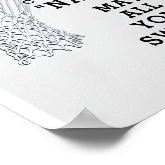 バスケ上級夜用バスケットポスター ポスター (角)