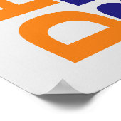 バスケ信じットを夢見るやる気を起こさせる ポスター (角)